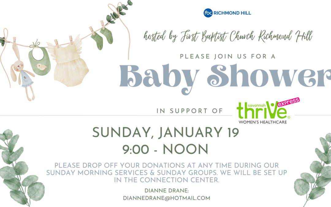 Thrive Baby Shower