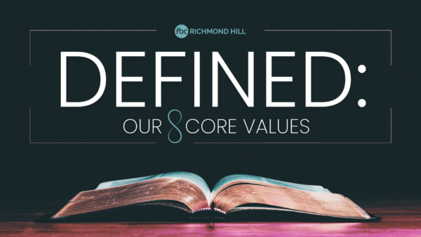 Defined: Our 8 Core Values (Authentic Worship) Image
