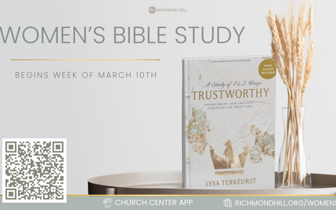 Women’s Bible Study on 1 & 2 Kings (Wednesdays)